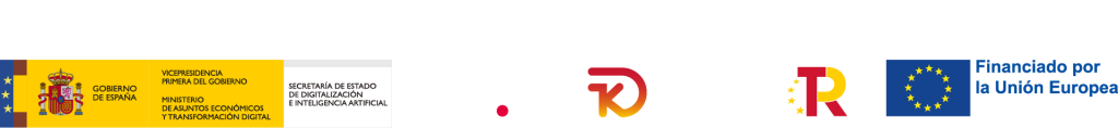 Logotipo de Kit Digital sobre fondo negro